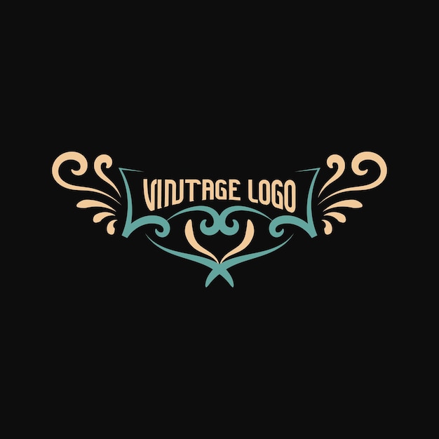 vintage logo template