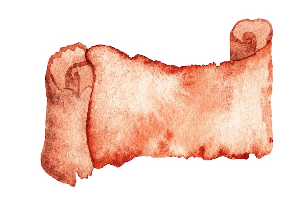 Vector vintage paper scroll 01