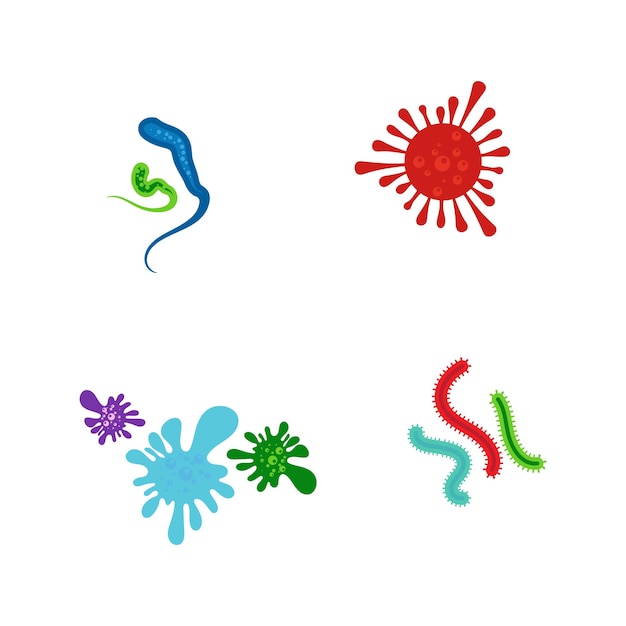 Vector virus vector illustration icon