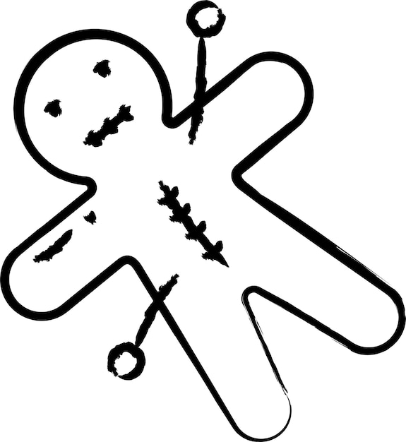Vector voodoo hand drawn vector illustration