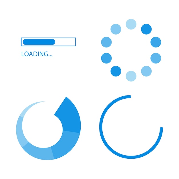 Vector wait icon download vector illustration design