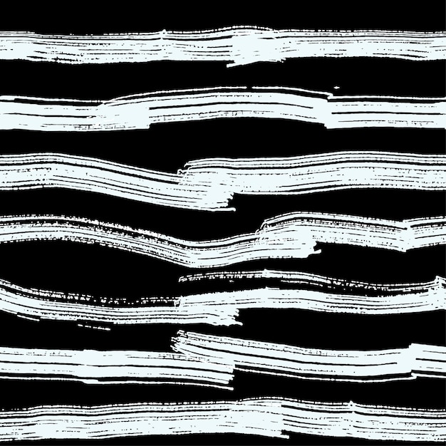 Vector watercolor handdrawn rough stripes vector seamless pattern elegant maritime shirt textile design