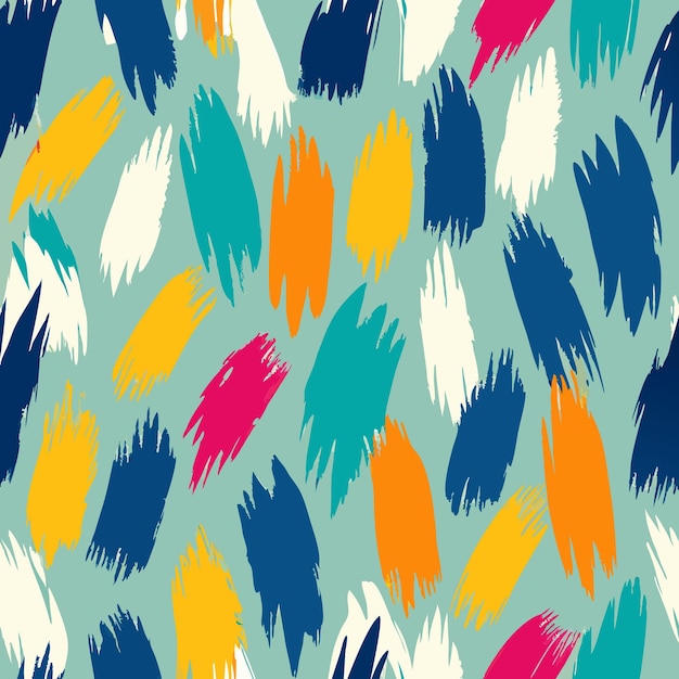 Vector watercolor seamless pattern background vector illustration