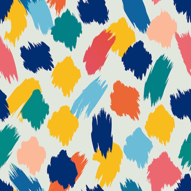 Vector watercolor seamless pattern background vector illustration