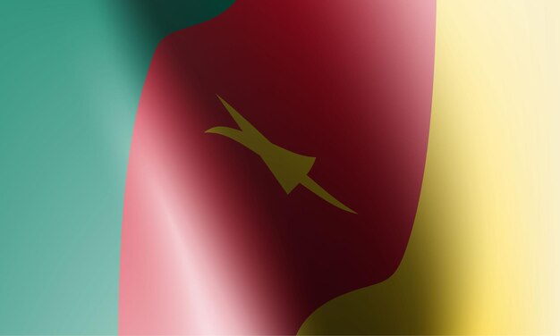 Vector wave flags in illustration. vector illustration