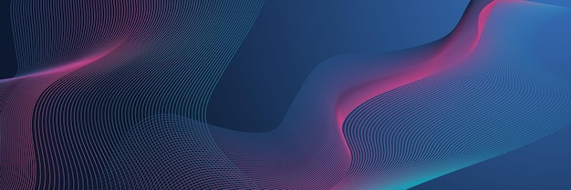 Vector wave flow of quantum computer technology quantum innovation technology artificial intelligence digital big data visualization quantum computer tech background vector illustration