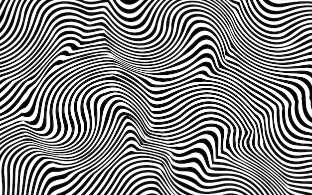 Vector wave line pattern background with diagonal stripes, vector illustration