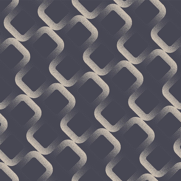 Vector weaving angled structure stippled seamless pattern vector abstract background