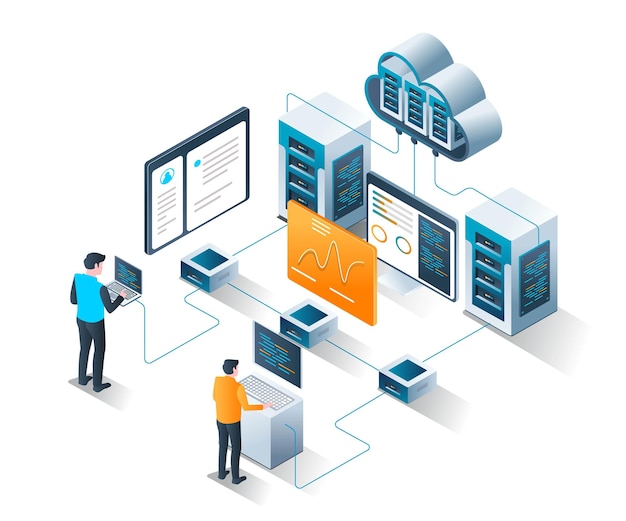 Vector web analysis programming system with cloud server
