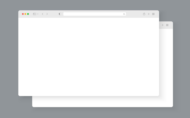 Vector web browser internet browser search engine search bar for ui ux design and web site search addres