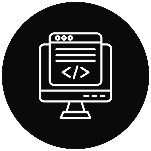 Vector web development icon vector image can be used for online marketing