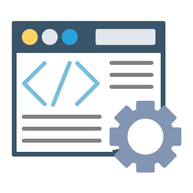 Vector web development vector illustration style