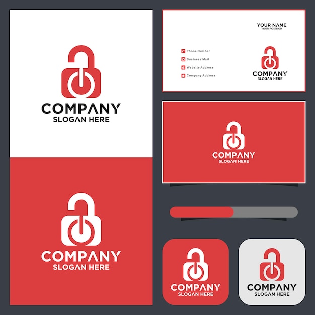 Vector web lock icon