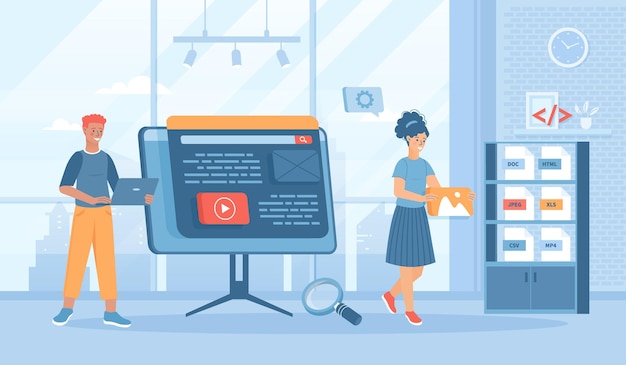 Vector web scraping technology for collecting data from web pages extracting content and data from websit