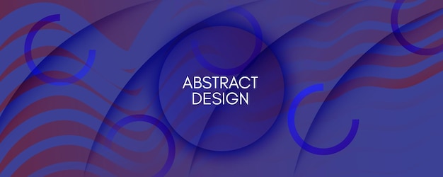 Vector website background design abstract wave shapes and lines