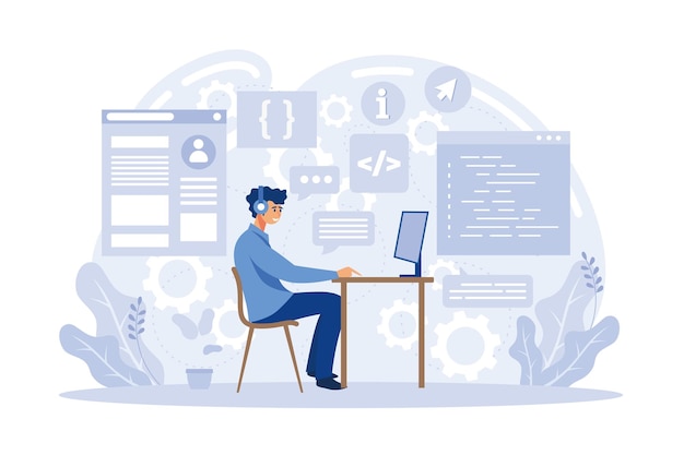 Vector website development, web design. programming and coding, php and mysql development, cms development