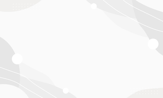 Vector white abstract geometric shapes background