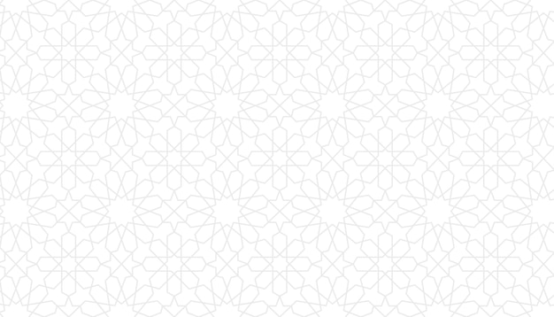white abstract islamic background with arabian pattern style and seamless concept