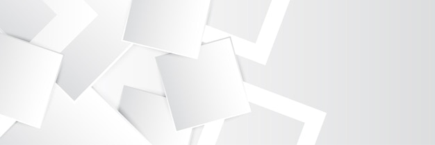 Vector white abstract modern banner background design vector graphic pattern template illustration