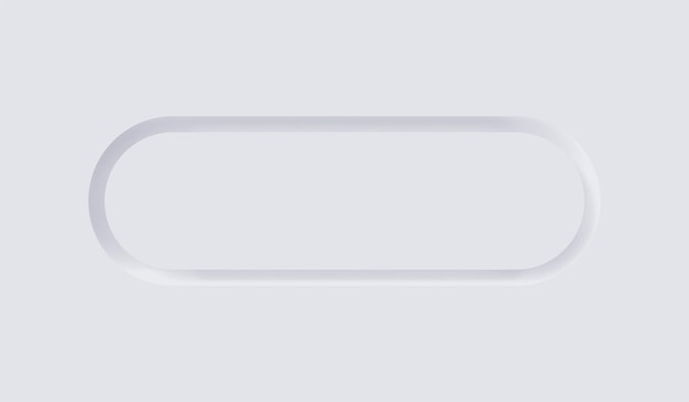 Vector white neumorphism soft ui design for web design, application ui and more, blank button, vector.