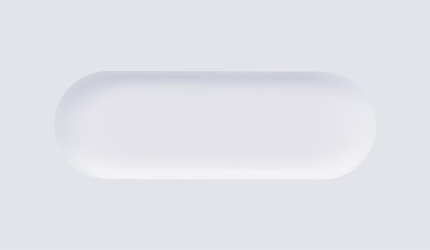 Vector white neumorphism soft ui design for web design, application ui and more, blank button, vector.