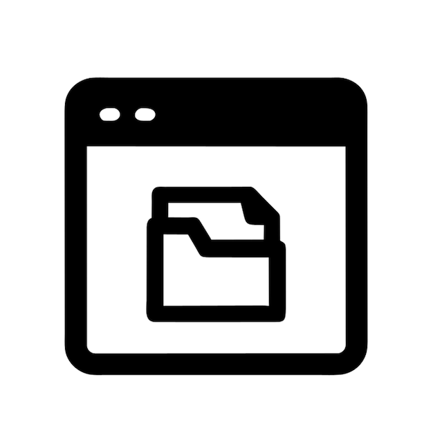 Vector windows explorer icon icon