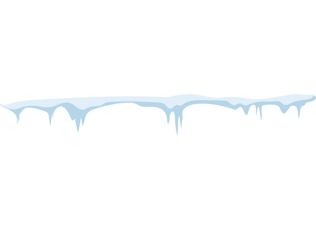 Vector winter vector snow template