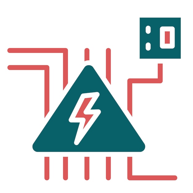Vector wiring icon style