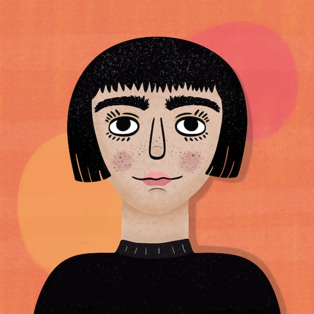 Vector woman illustration
