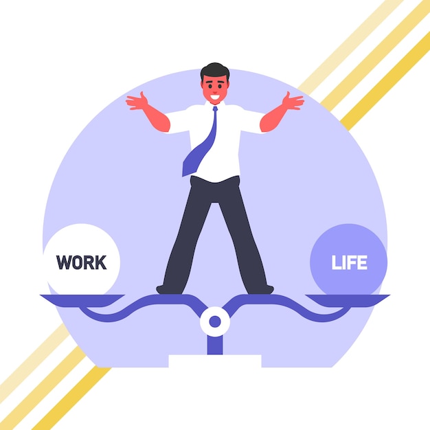 Vector work-life balance