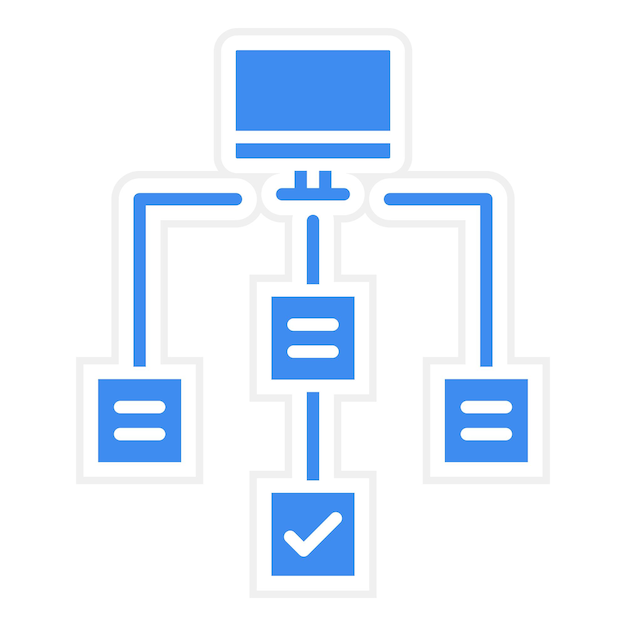 Vector workflow icon vector image can be used for coding and development
