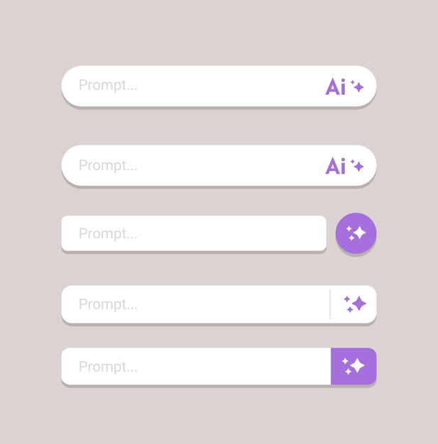 Vector write with ai button rewrite prompt pushbutton generate artificial intelligence toggle llm magic