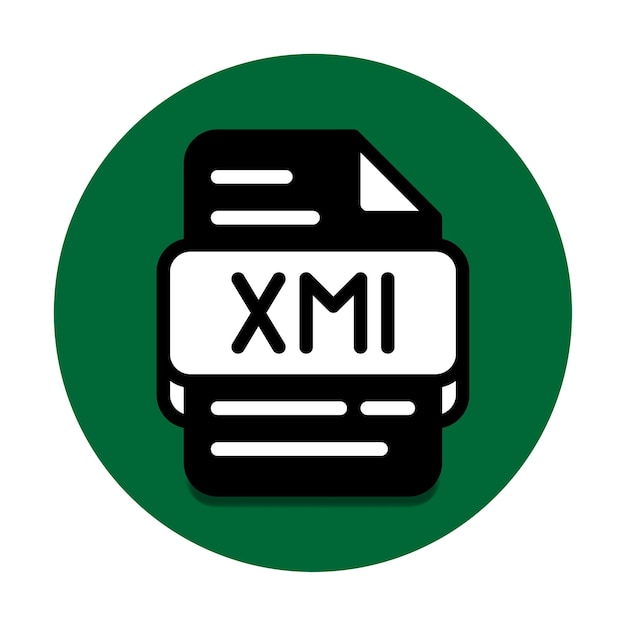 Vector xml file type database icon document files and format extension symbol icons with background