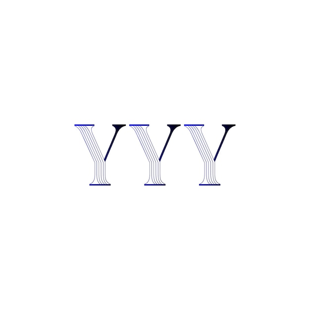 Vector y letter logo