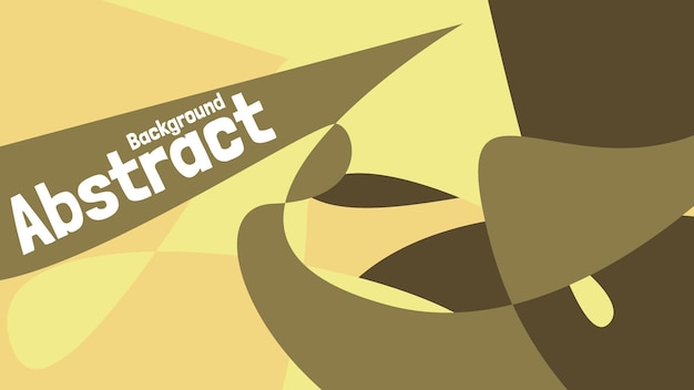 yellow abstract hand drawn background with abstract element and dynamic shape