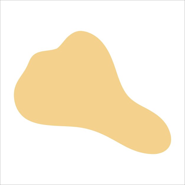 Vector a yellow object with a yellow background
