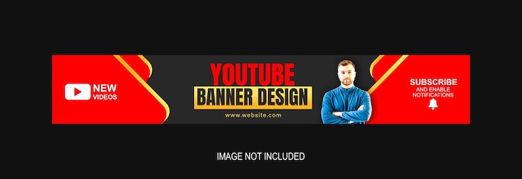 Vector youtube cover and social media banner template